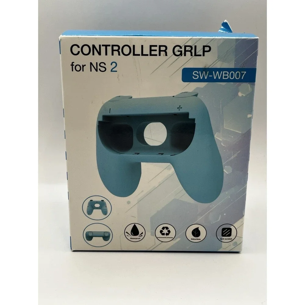 Nintendo Switch 2 Joy Con Grip Rocker Controller Hand Grips Black‎ New (2pack)
